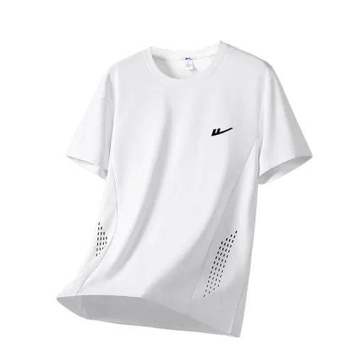 Warrior, silk quick dry breathable base travel sports basketball summer short sleeve T-shirt for training for gym for men and women, American style, oversize, for running