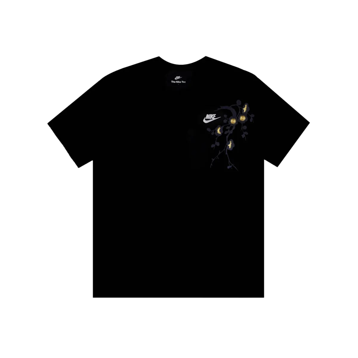 Nike T-Shirts Men's Black Crew Neck Thin Straight Fit