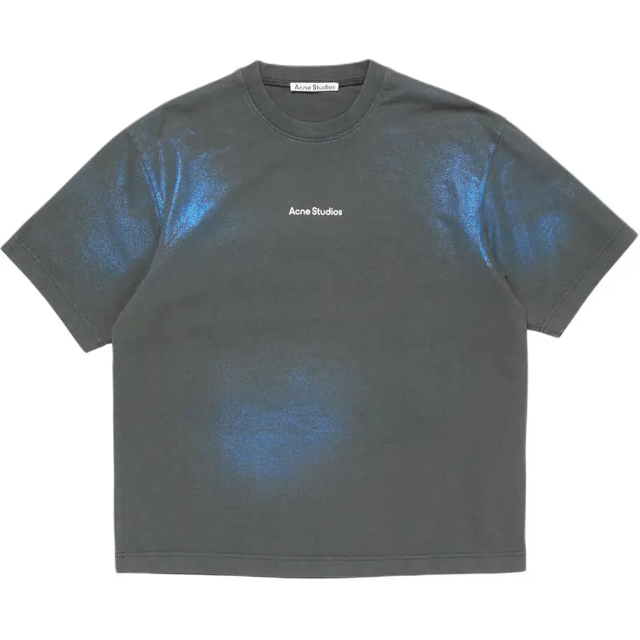 Acne Studios Paint Splatter Crewneck T Shirt
