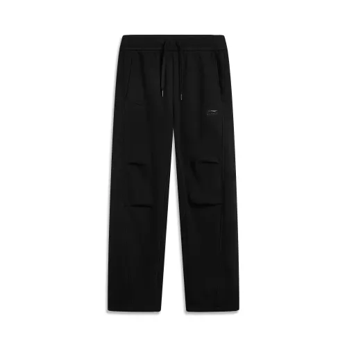Li Ning Sports Life Collection Knitted Sweatpants Women's Black