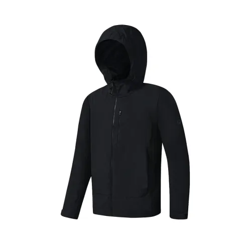 FILA Explorer Jackets Men's Pitch Black Hooded Moderate Other