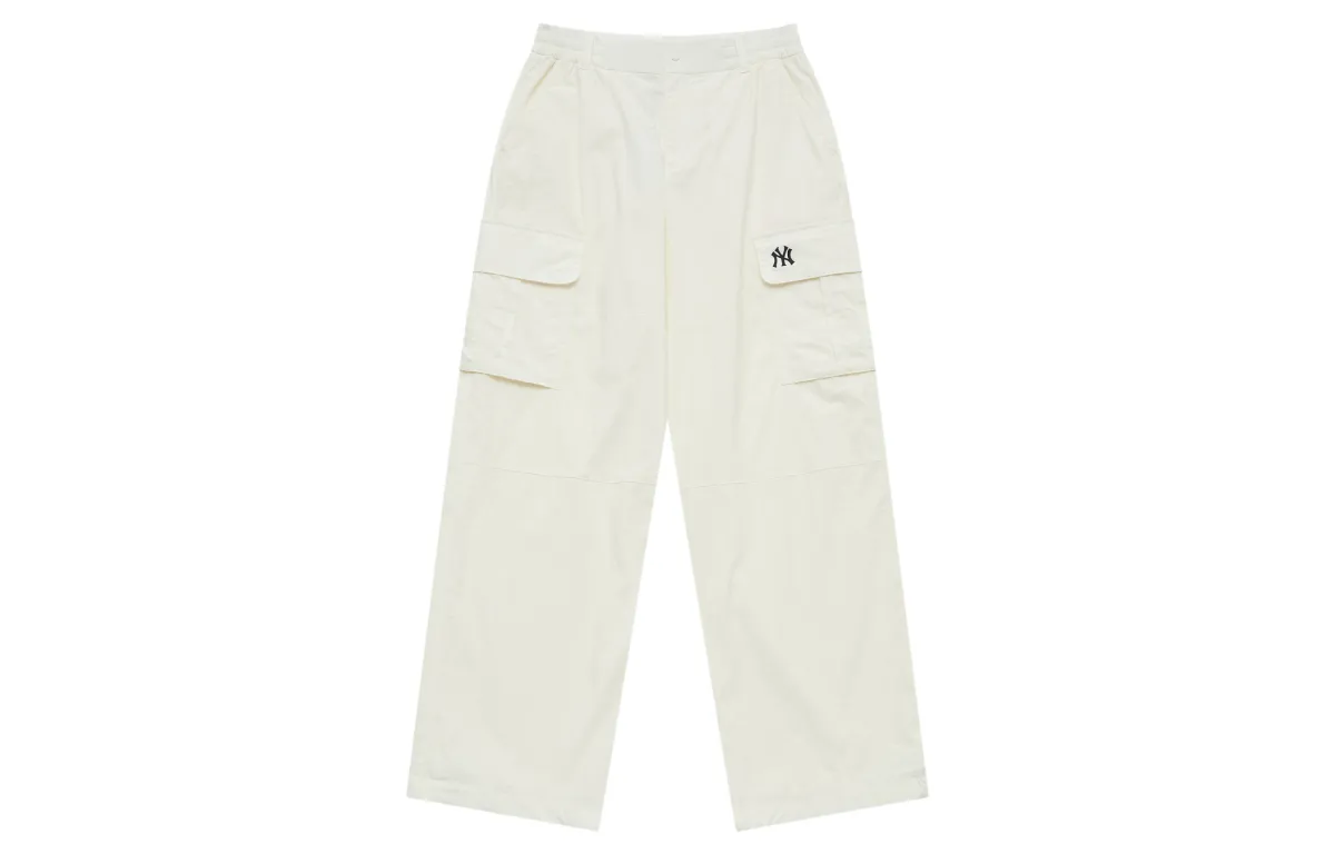MLB New York Yankees Basic Collection SS25 Cargo Pants Unisex Ivory White