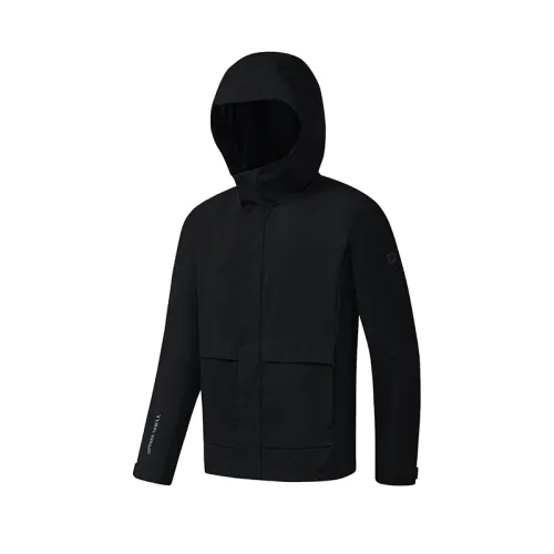FILA Explorer Jackets Men's Pitch Black Hooded Moderate Other