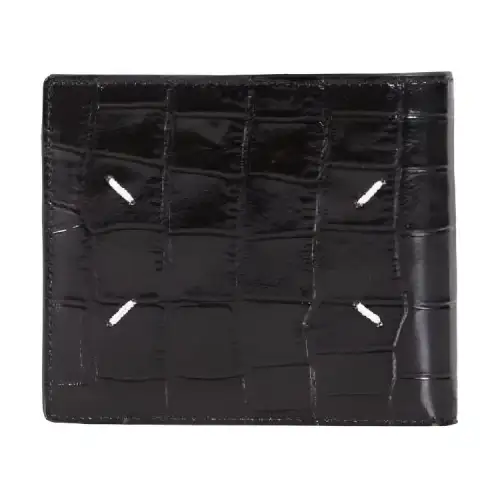 Maison Margiela Cow Leather Wallet Men's Black