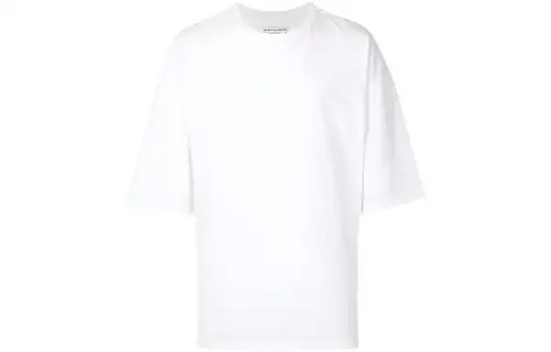 Bottega Veneta T Shirts Men's White Crew Neck Straight Fit