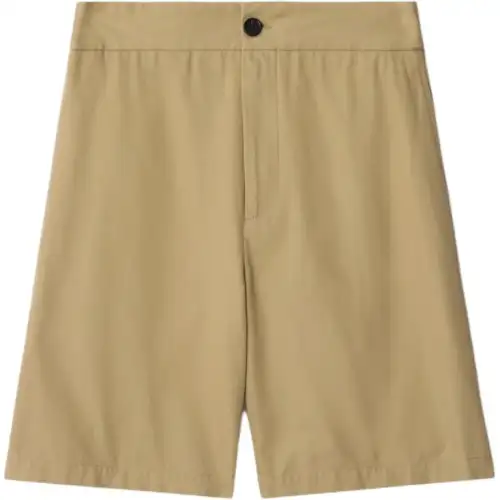 Burberry gabardine-weave shorts
