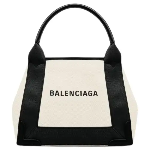 Balenciaga Navy Cabas Xs Tote Bag