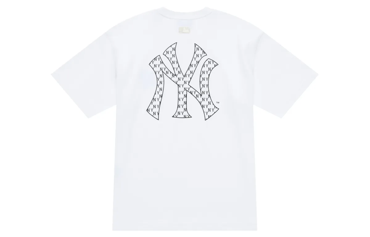 MLB MONOGRAM SS25 T Shirt Unisex White