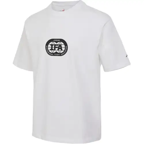 Jordan T Shirts Men's White Crew Neck Moderate
