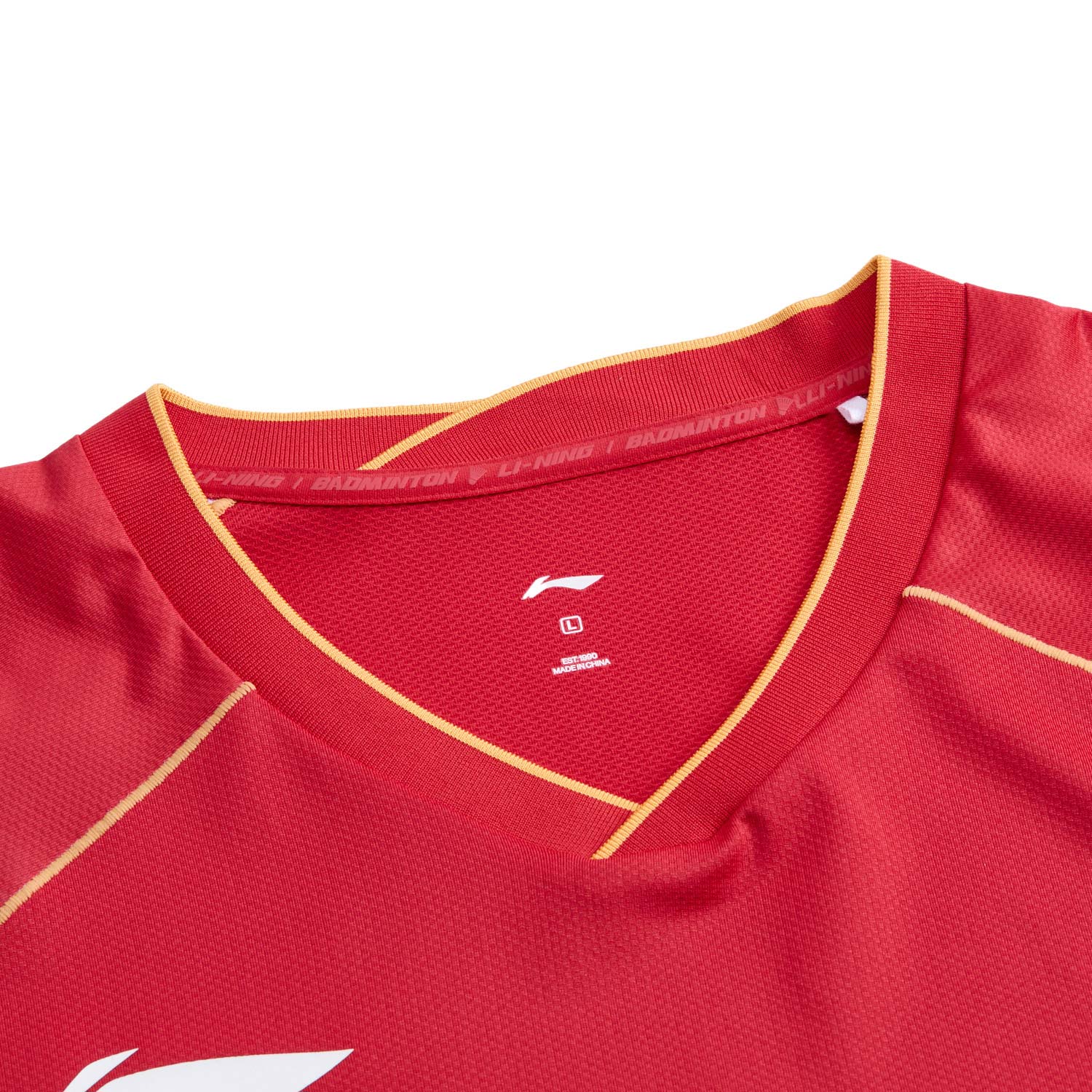 Li Ning Badminton Collection Badminton Jersey Unisex Vermilion
