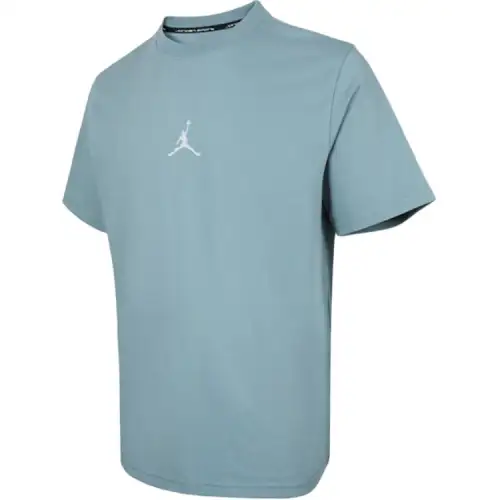 Jordan Sport T Shirts Men's Blue Crew Neck Moderate