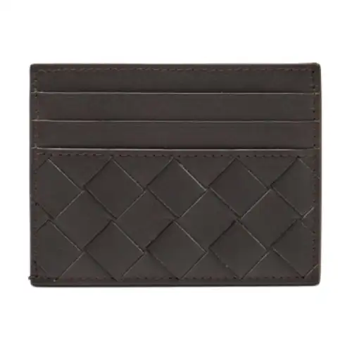 Bottega Veneta Calfskin Card Holder Men's Brown