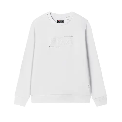 FILA WHITE Pullover Sweatshirt Men's Standard White