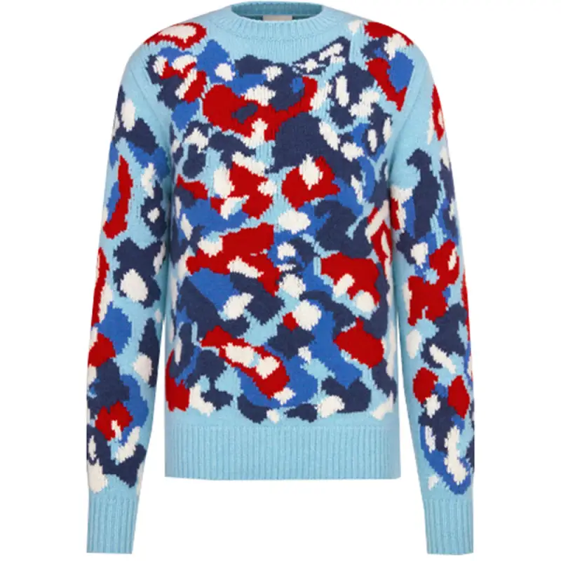 DIOR x Peter Doig Cashmere Sweater Men's Blue