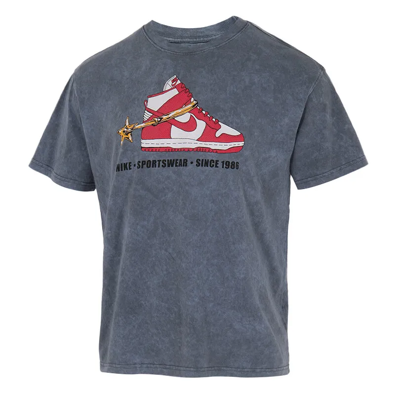 Nike Acid wash Sneaker print T shirt