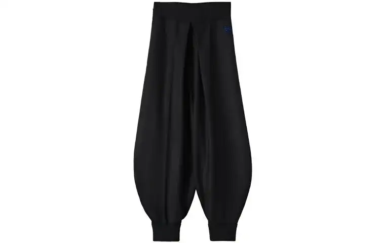 LOEWE Casual Pants Women's Black Moderate Cuffed Pants