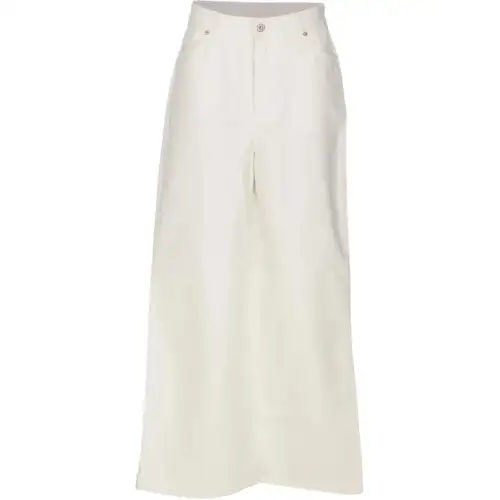 LOEWE Jeans Women's White Moderate Other