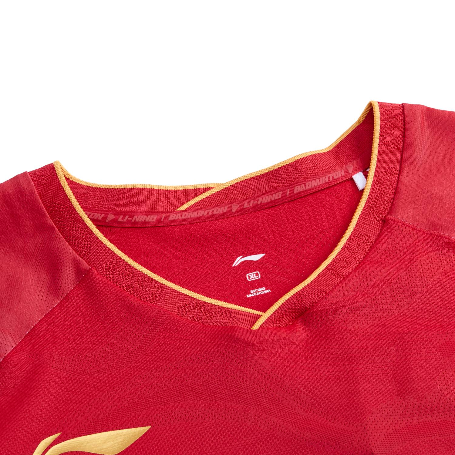 Li Ning Badminton Collection Badminton Jersey Unisex Vermilion
