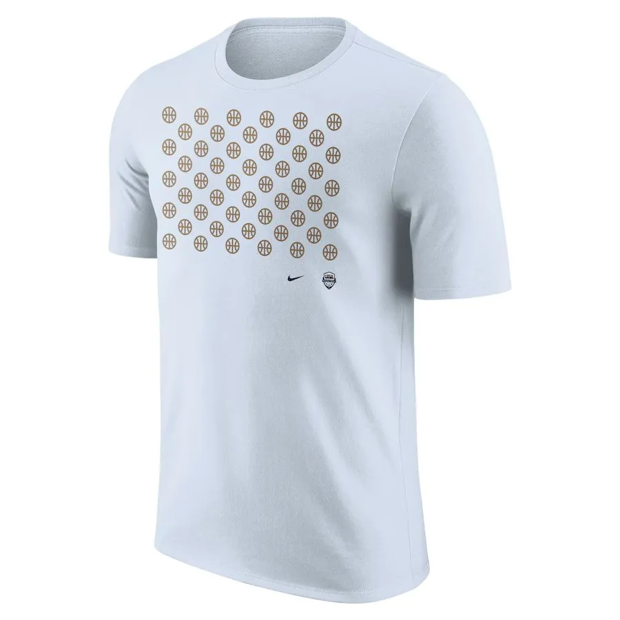 Nike T-Shirts Unisex Light Blue Crew Neck Moderate