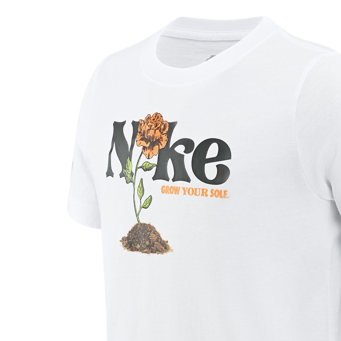 Мужская футболка Nike NikeTLogo (белая) — фото 3