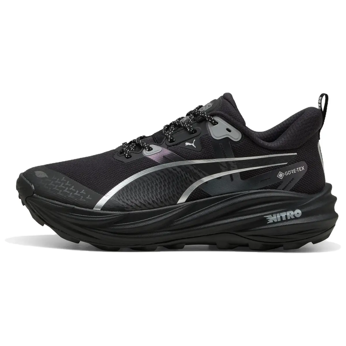 PUMA Voyage Nitro 4 Abrasion Resistant Low top Running Shoes Men's Black