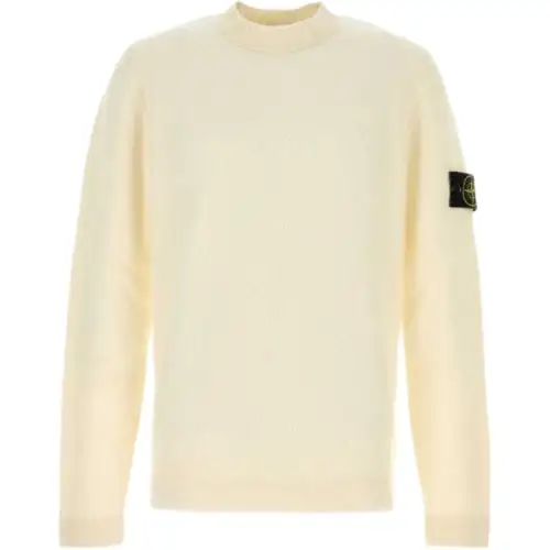 STONE ISLAND Logo Patch Crewneck Jumper