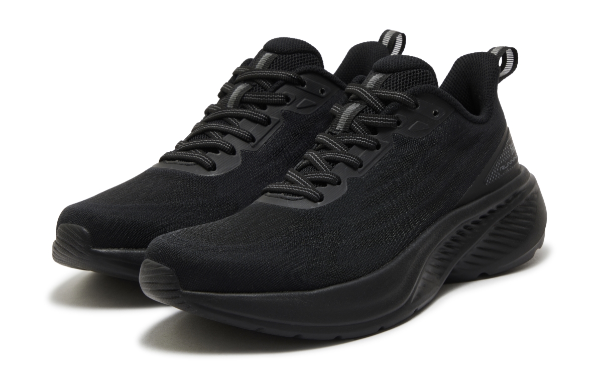 361° Cushioning Abrasion Resistant Lightweight Low top Casual Sprint Running Shoes Women’s Obsidian Black