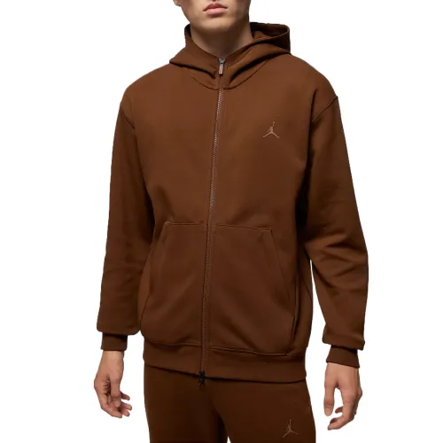 Jordan Sport Sweatshirts Men's Brown Hooded Moderate Regular