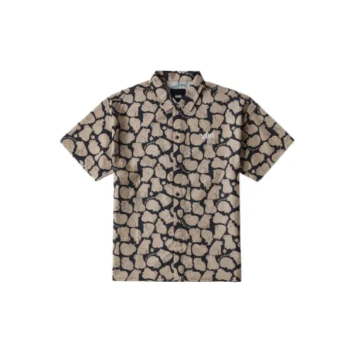 Vans Shirts Men's Gray Print Lapel Moderate Shirt