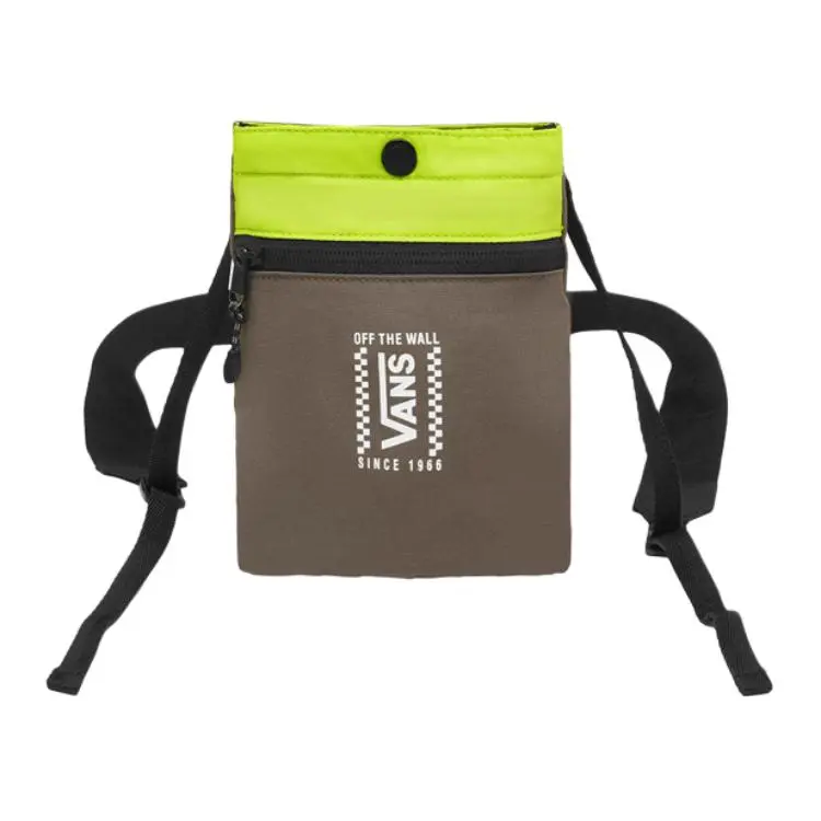 Vans Multicolor Portable Crossbody Bag, Shoulder Bag Regular Unisex Black Green