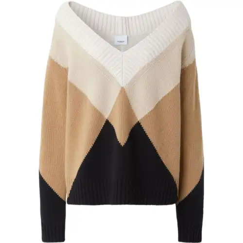 Burberry Intarsia knit Pattern Jumper