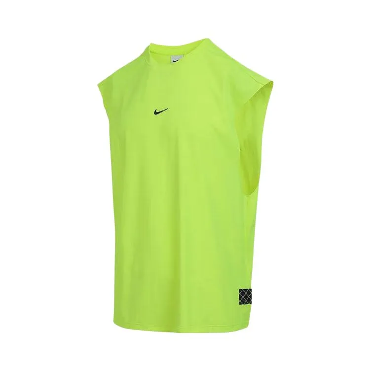 Nike Dri-Fit Tank Tops Men's Green Crew Neck Moderate Other