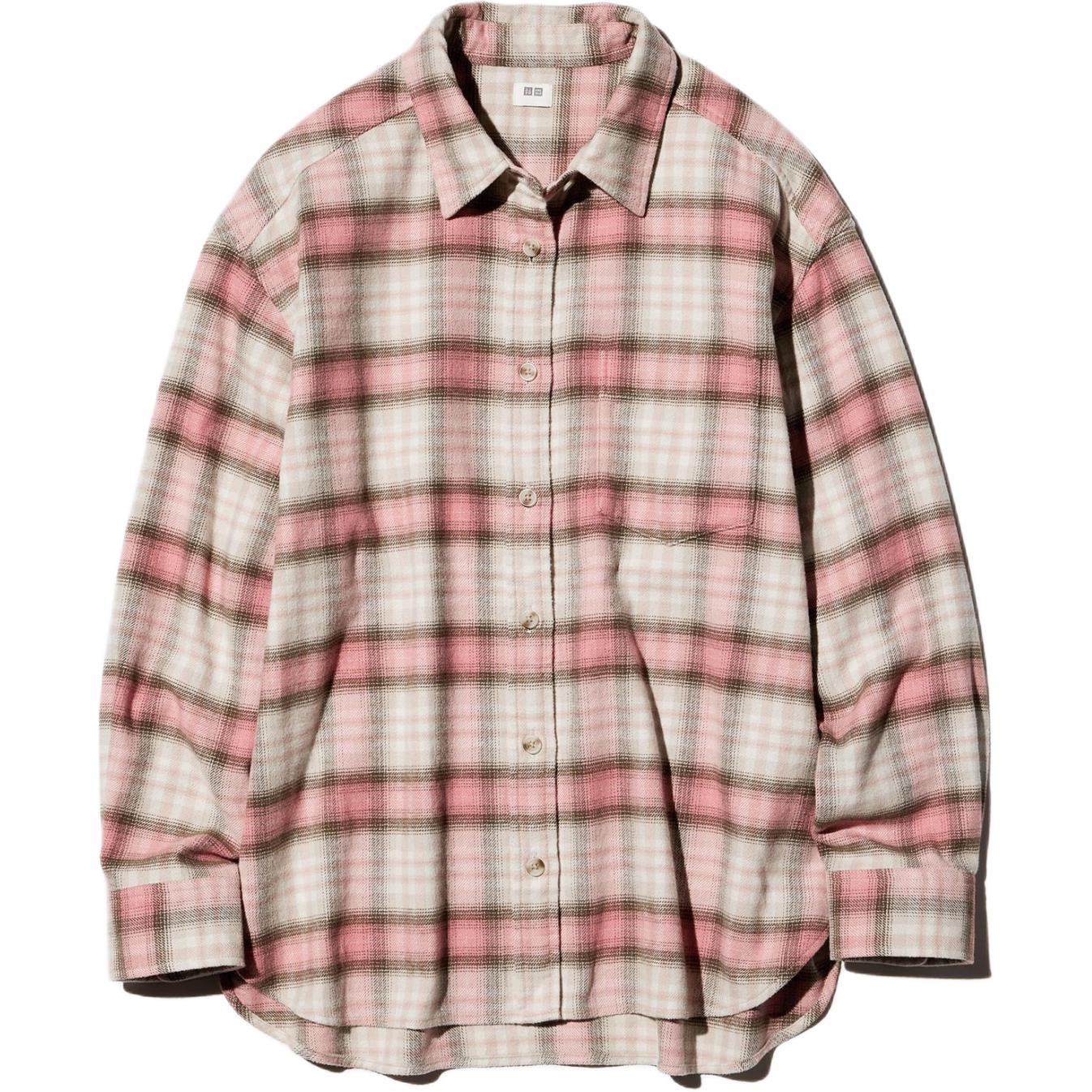 Женская рубашка UNIQLO (в клетку)