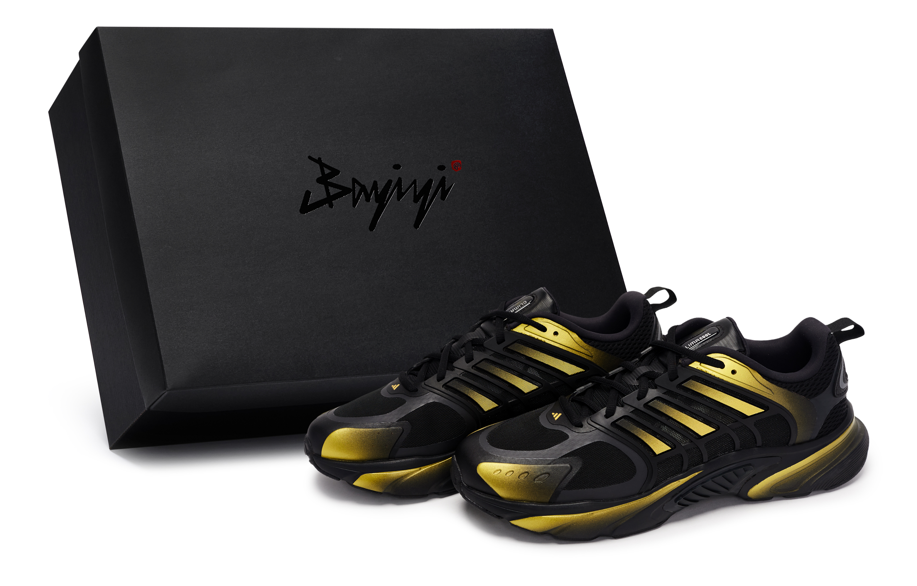 Adidas Climacool Ventania Abrasion Resistant Abrasion Resistant Low top Running Shoes Unisex Black Gold