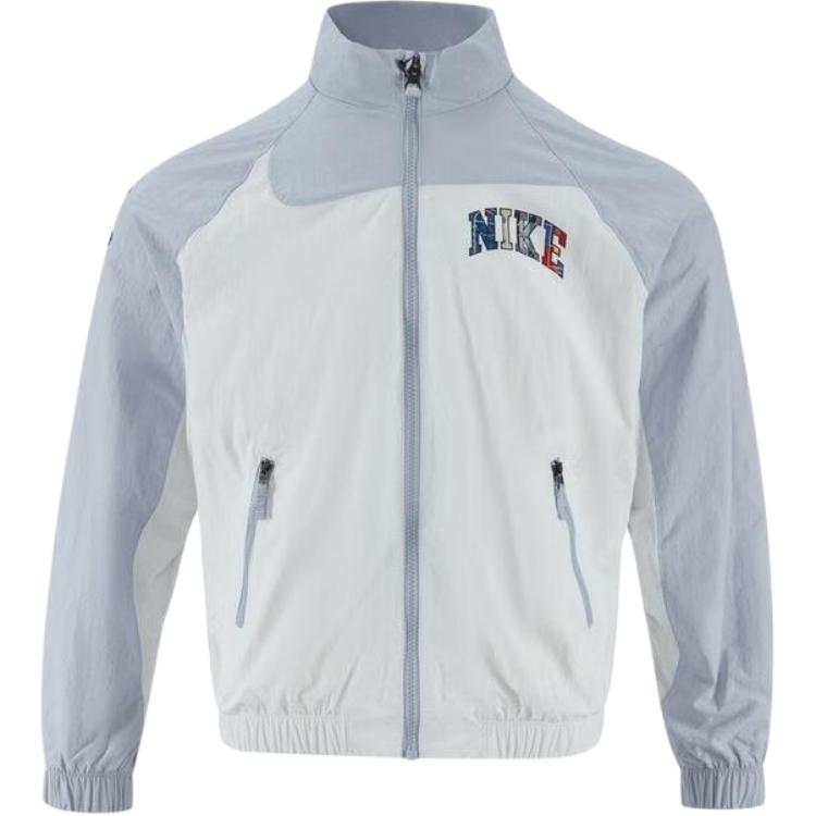 Детская куртка Nike Nike Swoosh K NSW WVN FZ (серый)