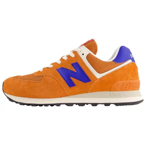 New Balance NB 574 Abrasion Resistant Low top Casual Shoes Unisex Orange