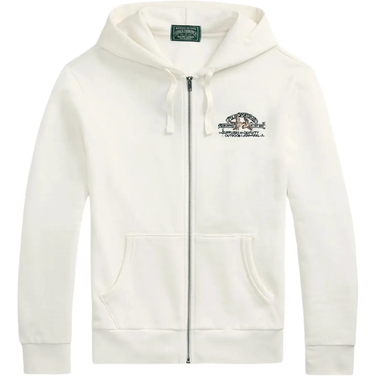 Polo Ralph Lauren zip-up embroidered hoodie