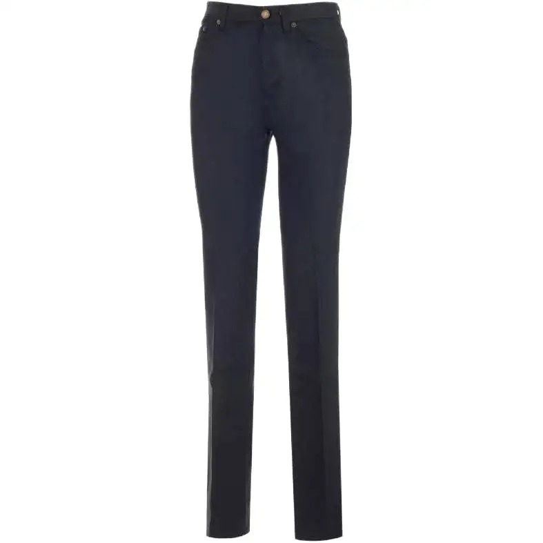 SAINT LAURENT Jeans Women's Black Moderate Slim Fit Pants