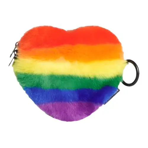 Balenciaga Faux Fur Crossbody Bags Women's Rainbow