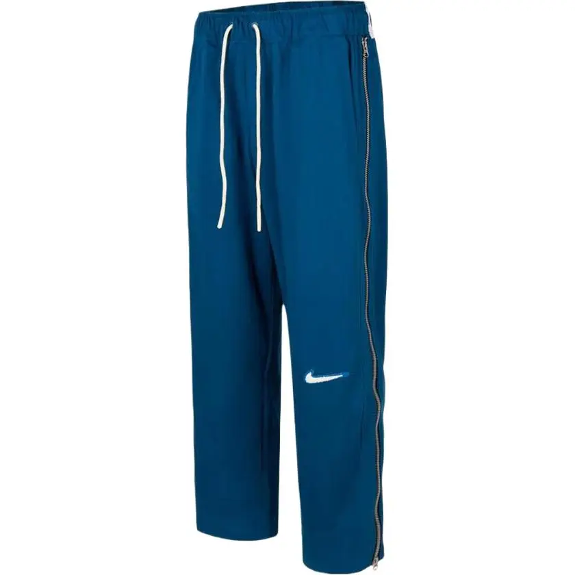 Nike Casual Pants Men's Blue Moderate Straight Fit Pants