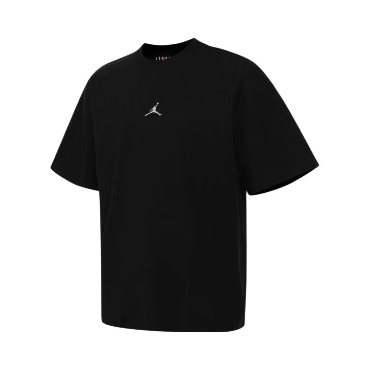 Jordan Air T-Shirts Women's Black Crew Neck Moderate