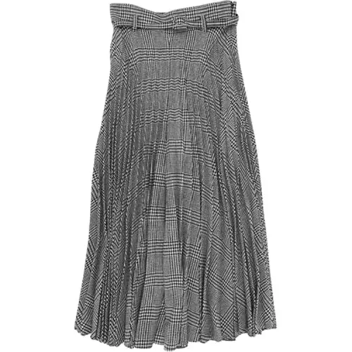 DIOR Casual Long Skirt Women's Gray