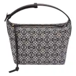 LOEWE Cubi Bag Small Anagram Jacquard Navy/Black
