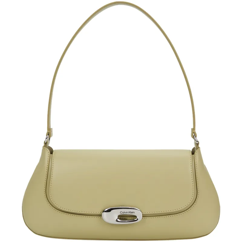 CALVIN KLEIN Synthetic Material Underarm Shoulder Bag Small Women's Mint Tea Brown