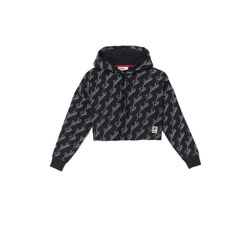 FILA Sweatshirts Women's Black Hooded Moderate
