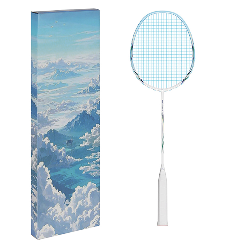 Li Ning Shadow Blade 199 Full Carbon Badminton Rackets Offensive Type Heavy Head, Stiff Shaft Advanced Level 675mm