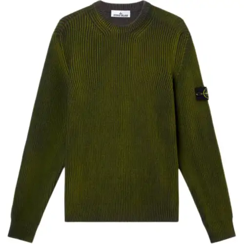 Stone Island ribbed crew-neck sweater