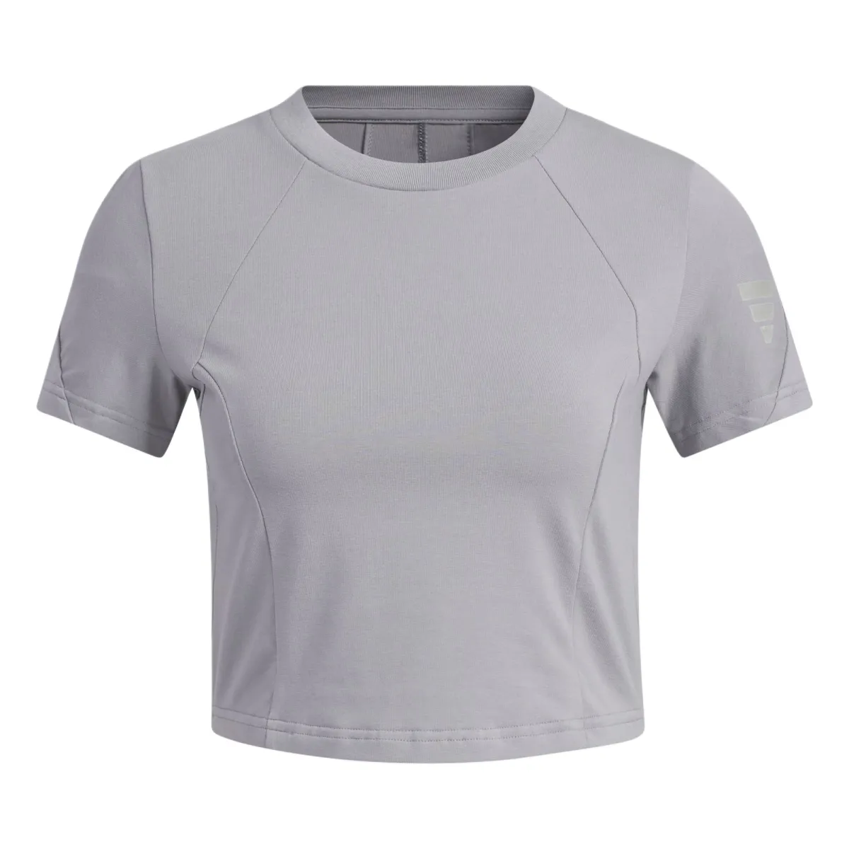 Adidas FOS T-Shirts Women's Light Gray Crew Neck Moderate Other