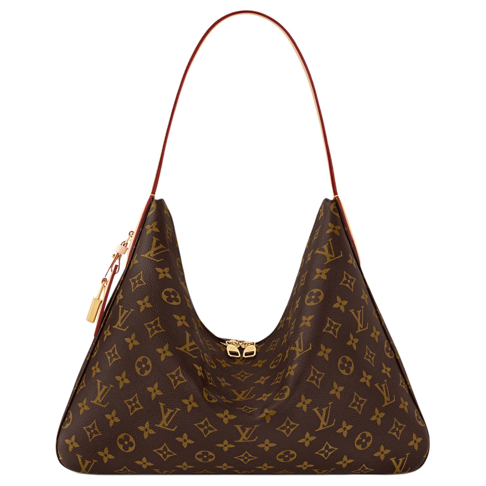 Женская сумка LOUIS VUITTON Slouchy MM (коричневый)