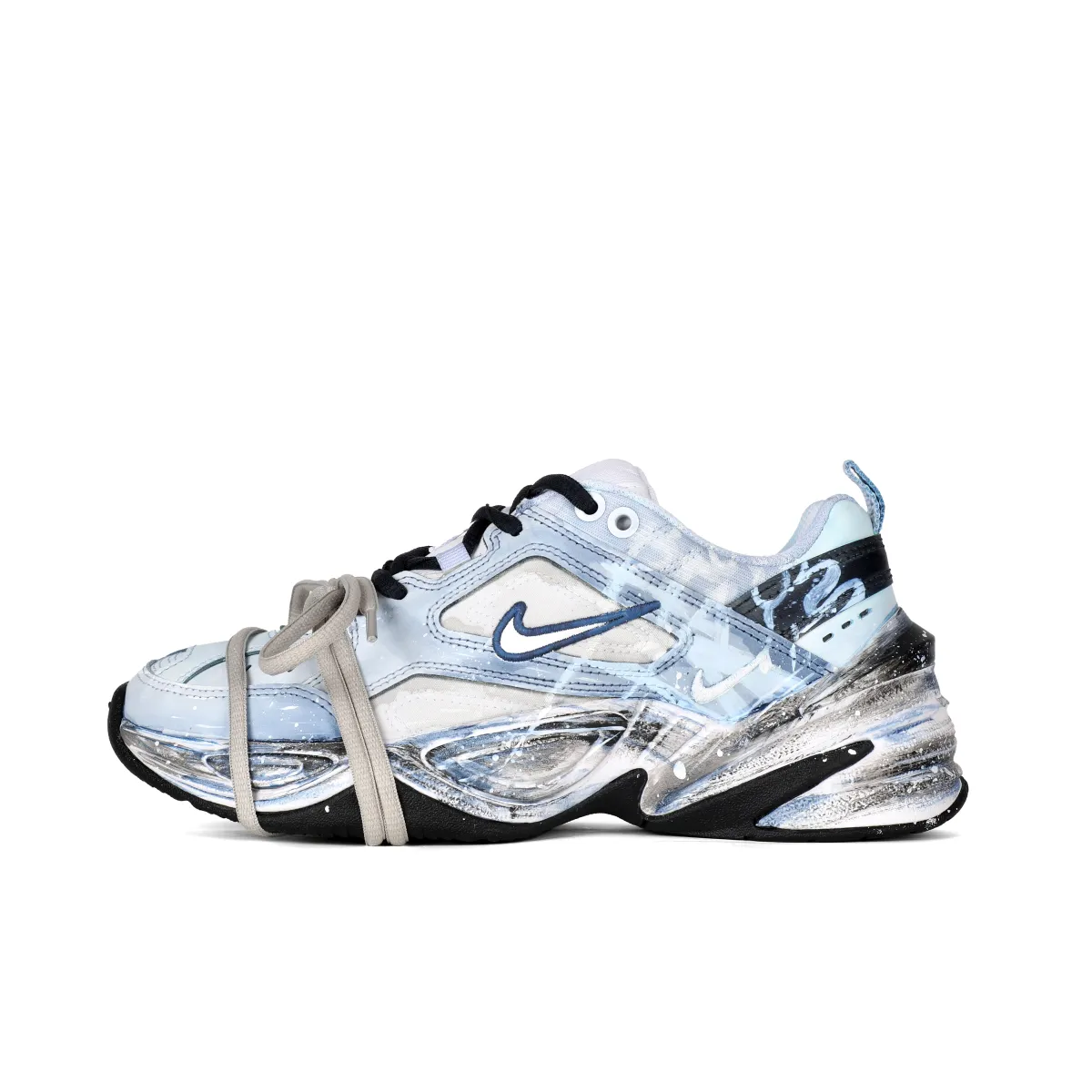 Nike M2K Tekno Low top Chunky Sneakers Unisex Blue White